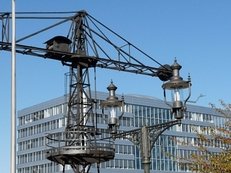 Duisburg, Innenhafen, Architektur, Kran