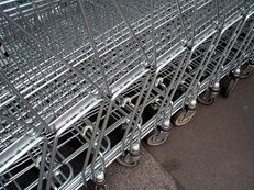 Einkaufswagen, Supermarkt, Einkaufen
