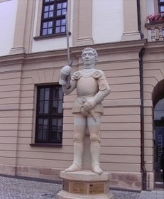 Roland, Rolandsfigur, Rathaus, Magdeburg