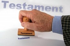 Testament, Stempel, Notar