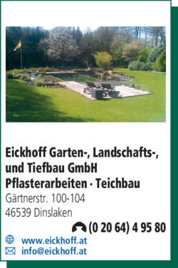 Eickhoff Garten Landschafts U Tiefbau Gmbh 46539 Dinslaken