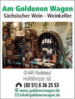 Am Goldenen Wagen Sachsischer Weinkeller Und Weinhandlung