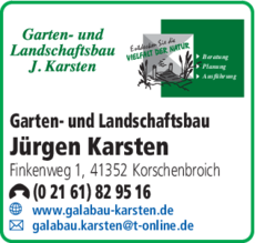 Garten Und Landschaftsbau Jurgen Karsten In Korschenbroich In