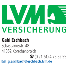 Lvm Versicherung Gabi Eschbach Versicherungen In Korschenbroich In Das Ortliche