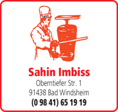 Anzeige Sahin Imbiss