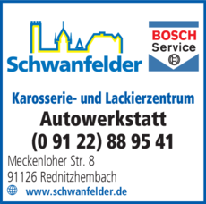 Anzeige Schwanfelder Meisterwerkstatt