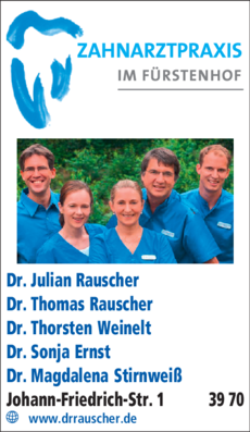Anzeige Rauscher Julian Dr. & Thorsten Weinelt Dr.