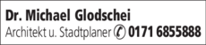 Anzeige Glodschei Michael Dr.