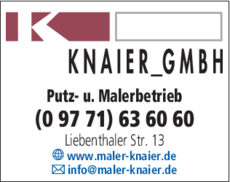 Anzeige Knaier Joachim
