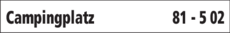 Anzeige Campingplatz