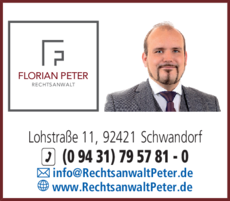 Anzeige Rechtsanwalt Peter Florian