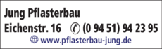 Anzeige Jung Pflasterbau