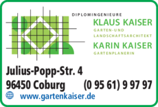 Anzeige Kaiser Klaus, Dipl.-Ing.