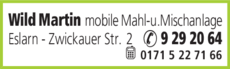 Anzeige Wild Martin
