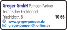 Anzeige Greger GmbH