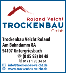 Anzeige Trockenbau Veicht Roland