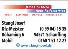 Anzeige Stangl Josef