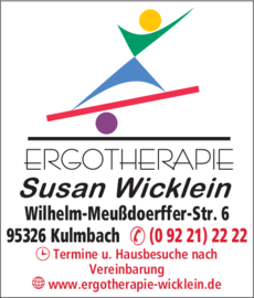 Anzeige Ergotherapie Wicklein Susan