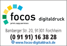 Anzeige Focos Digitaldruck, Müller Andreas