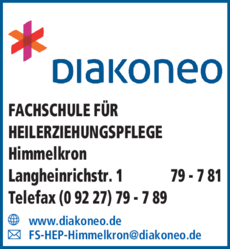Anzeige Fachschule für Heilerziehungspflege