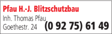 Anzeige Pfau H.-J.