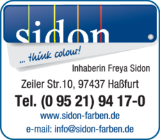 Anzeige Sidon Farben