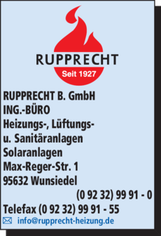 Anzeige RUPPRECHT B. GmbH