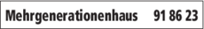 Anzeige Mehrgenerationenhaus