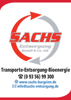 Anzeige Sachs Entsorgung
