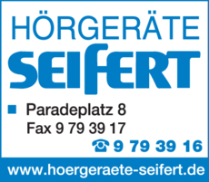 Anzeige Hörgeräte Seifert