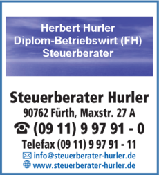 Anzeige Steuerberater Hurler Herbert
