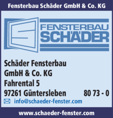 Anzeige Schäder Fensterbau GmbH & Co. KG