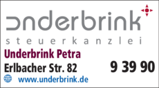 Anzeige Steuerberaterin Underbrink Petra
