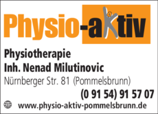 Anzeige Physiotherapie Physio-aktiv