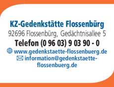 Anzeige KZ-Gedenkstätte Flossenbürg