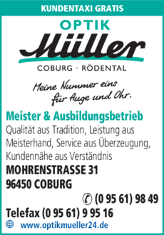 Anzeige Optik Müller GmbH