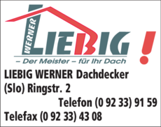 Anzeige LIEBIG WERNER