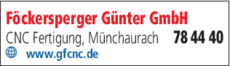 Anzeige Föckersperger Günter GmbH