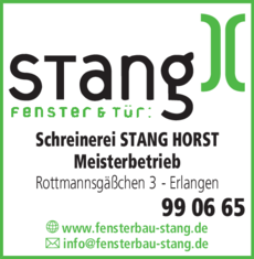 Anzeige Schreinerei Stang Horst