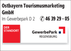Anzeige Ostbayern Tourismusmarketing GmbH
