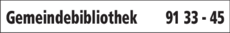 Anzeige Bibliothek