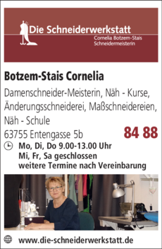 Anzeige Botzem-Stais Cornelia