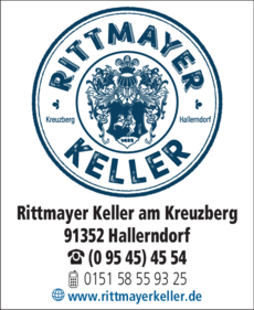 Anzeige Rittmayer Keller am Kreuzberg