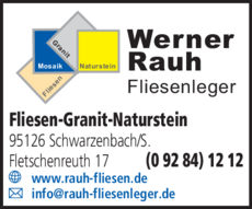 Anzeige Fliesen Rauh Werner