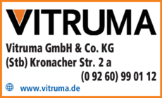 Anzeige Vitruma GmbH & Co. KG