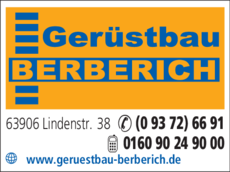 Anzeige Gerüstbau Berberich Hermann