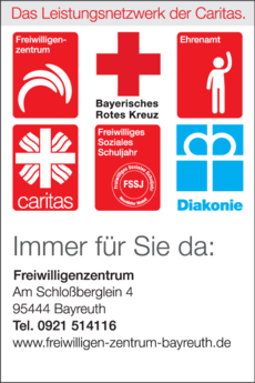 Anzeige Freiwilligen Zentrum Bayreuth
