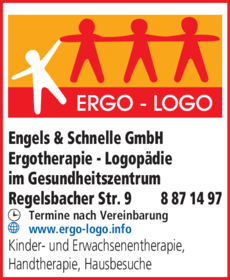 Anzeige Ergotherapie Logopädie Engels & Schnelle GmbH