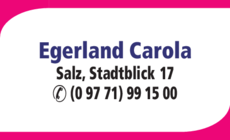 Anzeige Egerland Carola