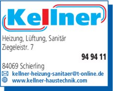 Anzeige Kellner Heizung